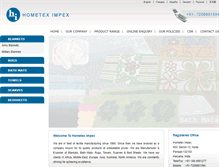 Tablet Screenshot of hometeximpex.com